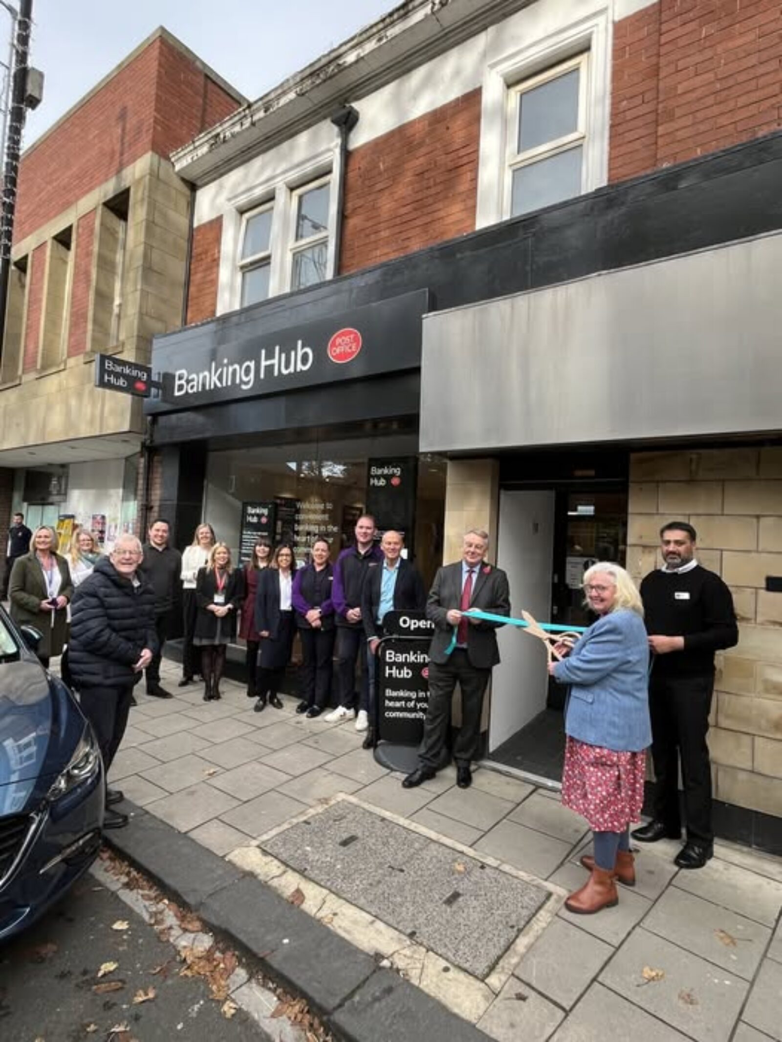 Alan at opening of WB Banking Hub 