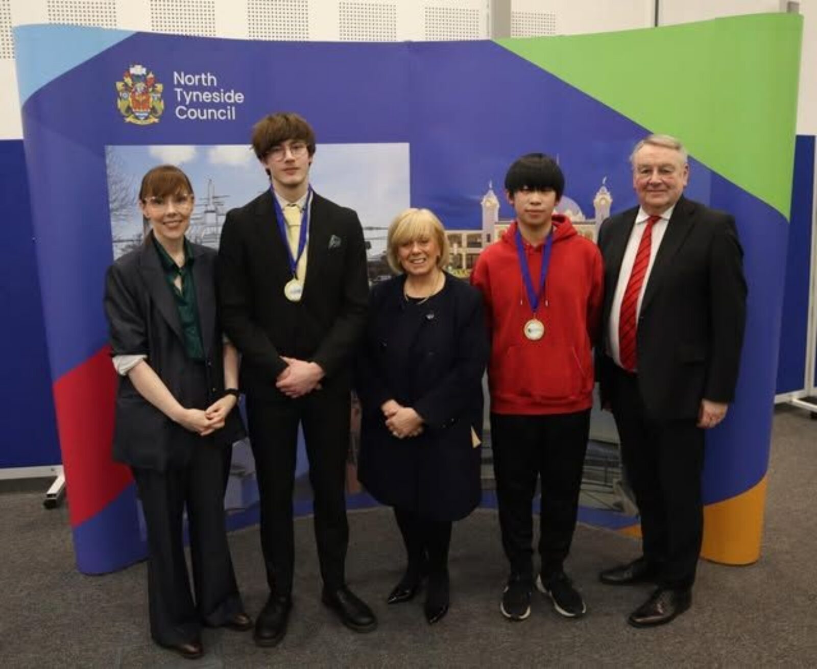 Alan with Young Mayor and MP